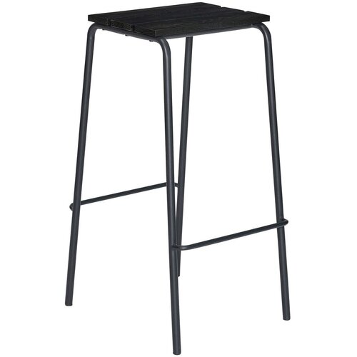Hübsch Crne barske stolice u setu 2 kom (visine sjedala 76 cm) Stilt – Cijene
