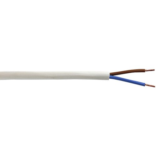 x Cevni vodnik (H03VV-F, 2 x 0,75, bel, 5 m) Cene