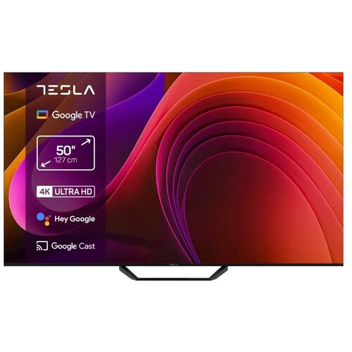 Tesla Televizor 50E655BUS, 50", 3840x2160 (4K UltraHD), Smart, GoogleTV, Crni Cene