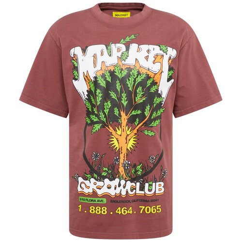 Market Majica rjasto rjava / pueblo / zelena / bela Slike