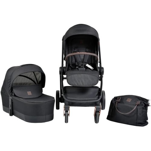 Cangaroo Kolica za bebe 3 u 1 Macan I-Size Crna Cene