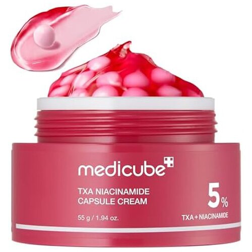MEDICUBE TXA Niacinamide Capsule Cream krema za posvetljevanje proti temnim kolobarjem 55 ml Cene