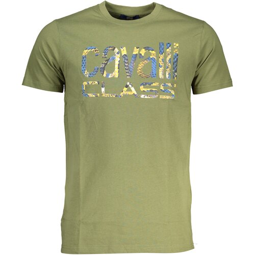 Cavalli Class GREEN MEN&#39;S SHORT SLEEVED T-SHIRT Cene