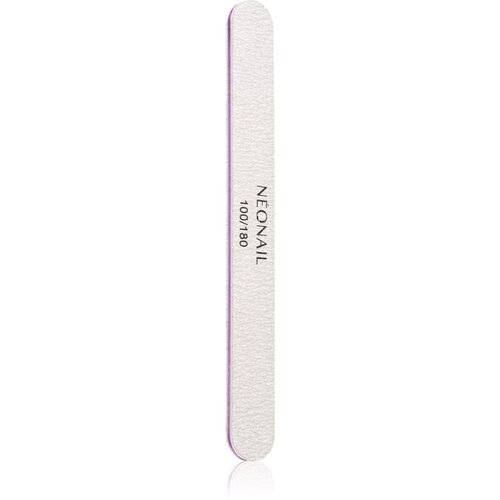 NeoNail Nail File Straight ra&amp;scaron;pica za nokte 100/180 1 kom Slike