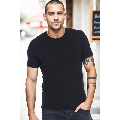 Dewberry T8569 BICYCLE COLLAR MEN'S T-SHIRT-NAVY-2 Cijene