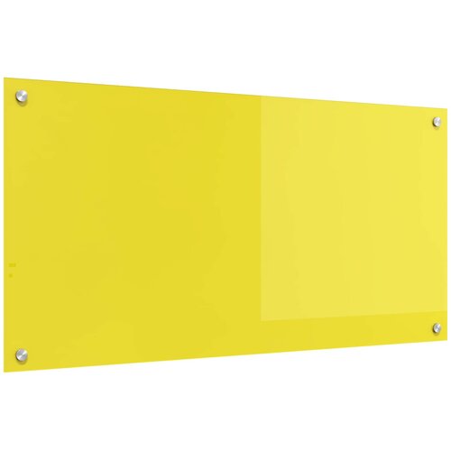  Kuhinjski zid Žuta 100 x 50 cm Staklo otporno na udarce Cijene