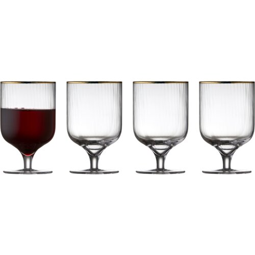  Kozarec za vino Palermo Gold 30 cl, 4 kosi - 1 Set Cene
