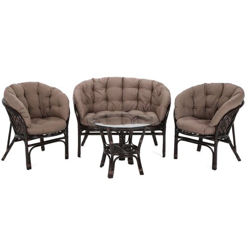 Bahama smeđa / Cappuccino garnitura 3+1 Cijene