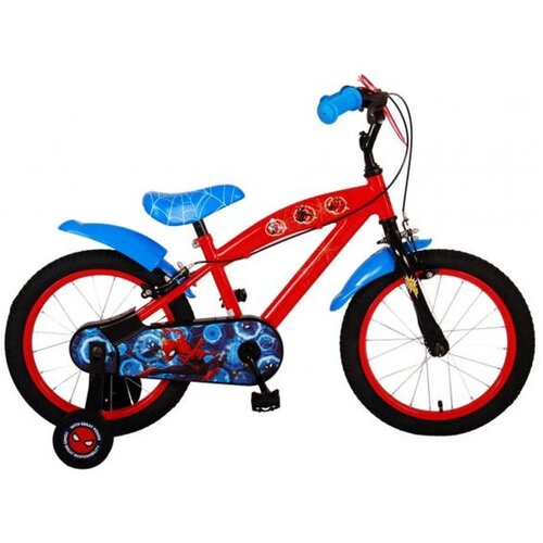 Spiderman Dječji bicikl 16&Prime; Spider-Man dvije ručne kočnice crveni Cijene