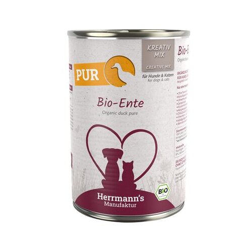  Ekonomično pakiranje Herrmann's Bio čisto meso 24 x 400 g - Bio pačetina Cijene