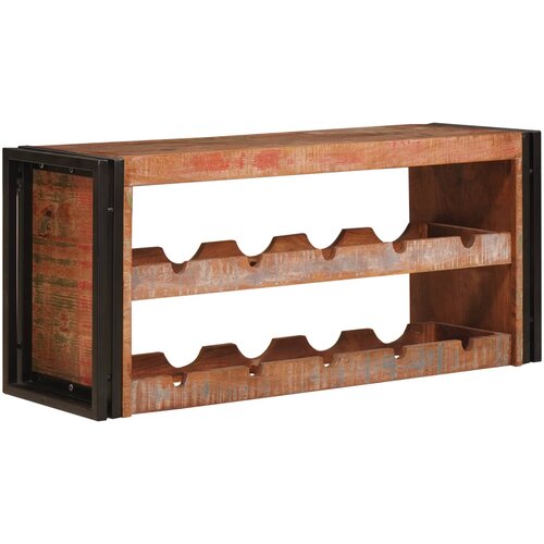  Stalak za vino Smeđa 100 x 45 x 33 cm Čvrsto reciklirano drvo Cijene