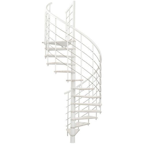 Minka spiralne stepenice - fusion bela bela 160 cm Slike