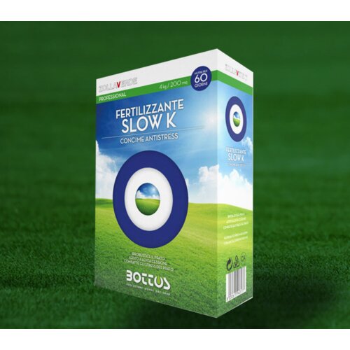Bottos 1848 Antistresno đubrivo za travnjake K 13-5-20 + 2 MgO Slow K, 4 kg za 200 m2 Cene