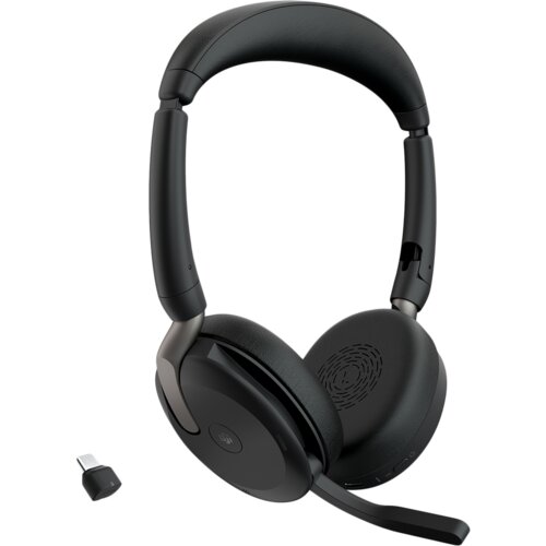Jabra Evolve2 65 Flex MS Stereo Headset schwarz USB-C Slike
