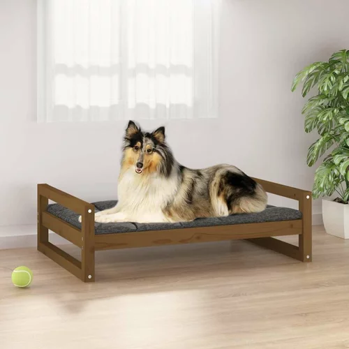  krevet za pse boja meda 95 5x65 5x28cm od masivne borovine