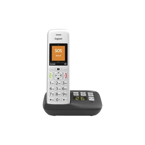 Gigaset E390 A dect slušalica srebrno-crna