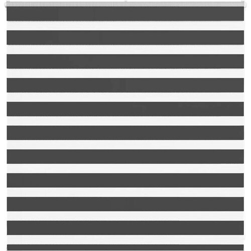 vidaXL Zavjesa zebra crna 150x100 cm širina tkanine 145,9 cm poliester Cijene