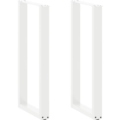  Noge za barski stol U-oblika 2 kom Bijele 40 x (100-101) cm Čelik Cene