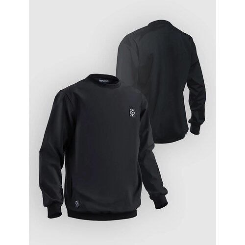 Loose Riders Crewneck Pulover iz flisa black Slike