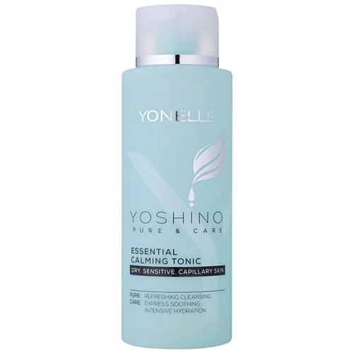 Yonelle Yoshino Pure&Care esencialni pomirjevalni tonik za občutljivo in pordelo kožo 400 ml