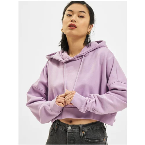 DEF Cropped Hoody Purple