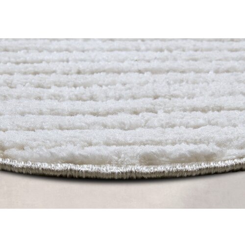 Elle Decoration Bijeli okrugao tepih &amp;oslash; 160 cm Panglao New York White &amp;ndash; Slike