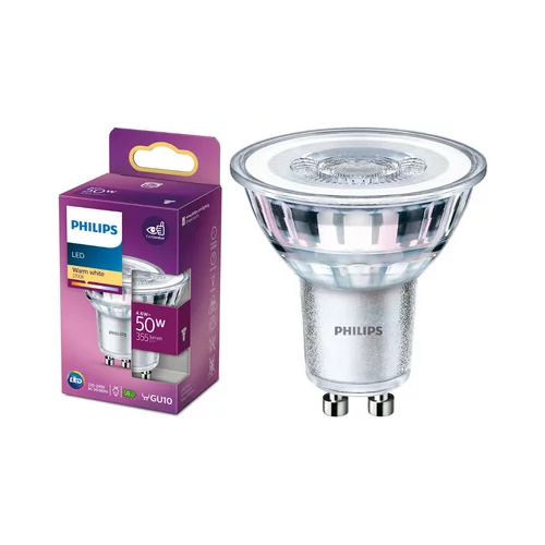 Philips GU10 LED žarulja, 4,6W, 355lm, 2700K, toplo bijela
