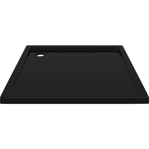  Četvrtasta tu&amp;scaron;-kada ABS crna 80 x 80 cm Slike