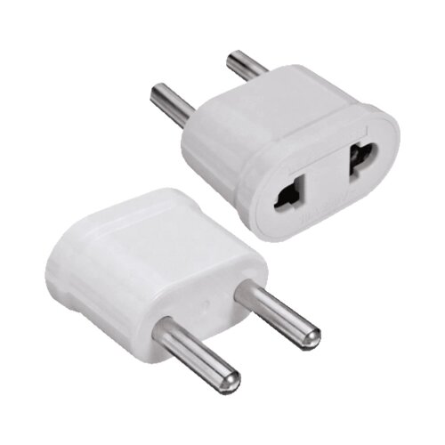  Schuko adapter US na EU White Slike