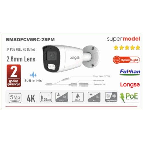 smart+ Hybrid Light IP POE Kamera 5MP 2.8mm Cijene