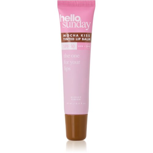 hello sunday the one for your lips tinted lip balm tonirani balzam za ustnice SPF 50 odtenek Mocha Kiss 15 ml Cene