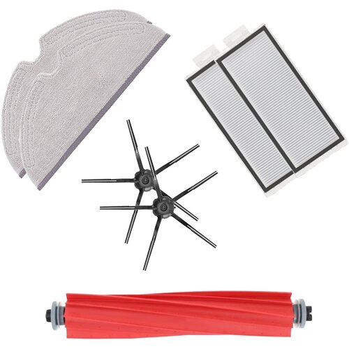  Mega-pack s krpama i crnim bočnim četkama za Roborock Q5, Q5 Max, Q7, Q7 Max Slike