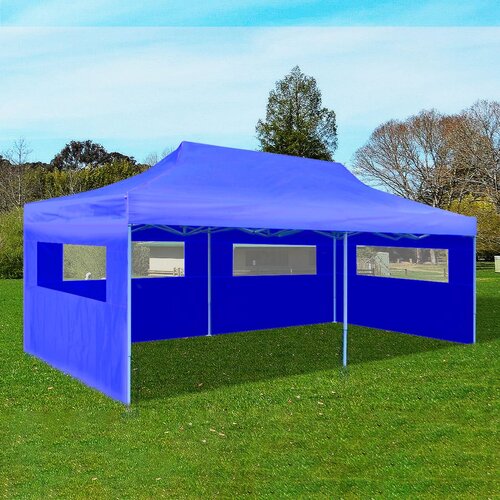 VidaXL Sklopivi Pop-up &amp;scaron;ator za zabave plavi 3 x 6 m Slike