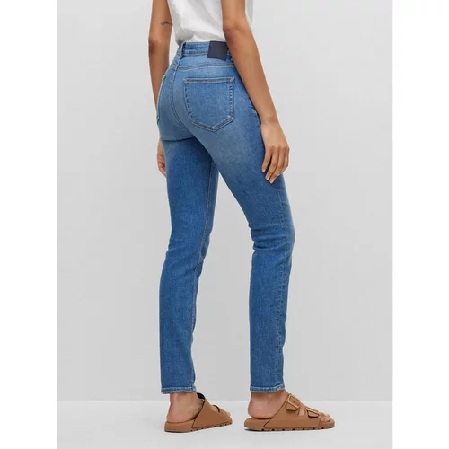 Boss Jeans hlače 50492769 Modra Slim Fit
