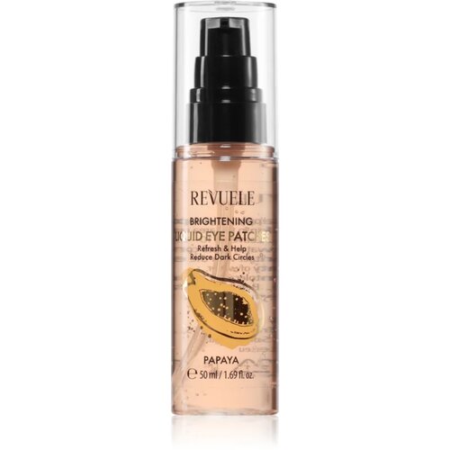 Revuele Brightening Papaya Liquid Eye Patches gel maska proti temnim kolobarjem 50 ml Cene