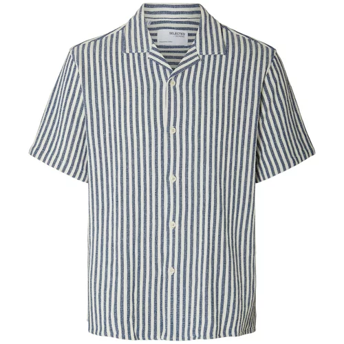 Selected Homme Košulja mornarsko plava / bijela
