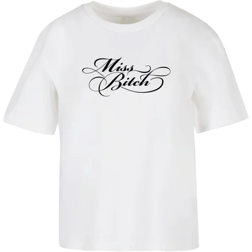 Mister Tee Women's T-shirt Miss Bitch white