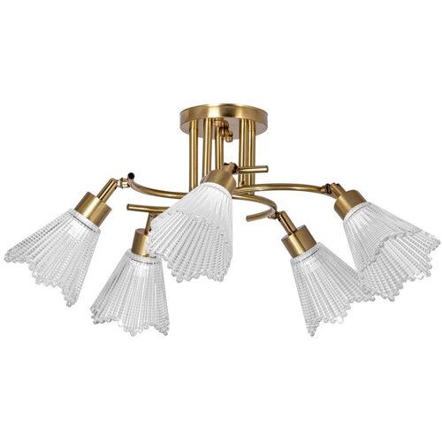  Luster na &scaron;ipci 5xE14/60W/230V zlatni Cene