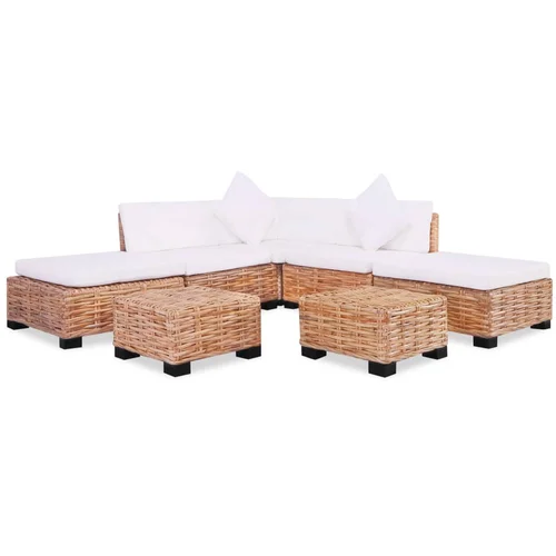 SOFA Set 18 kom Prirodni Ratan