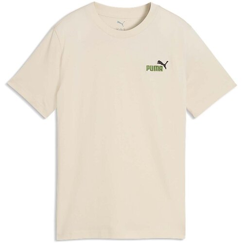 Puma Majice &amp;amp; Polo majice Ess 2 Color Small No. 1 Logo Tee B Bež Slike