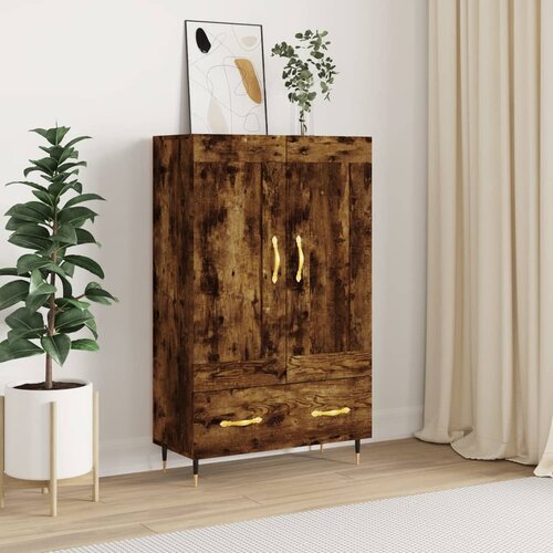  Visoka komoda boja hrasta 69,5 x 31 x 115 cm konstruirano drvo Cijene