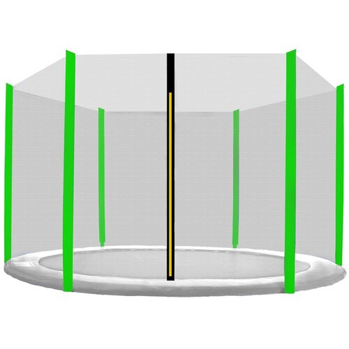  INLEA Za&scaron;titna mreža za trampolin PREMIUM Jump, ukupni promjer 250 cm, za 6 potpornih stupova &ndash; crna/svijetlozelena Cijene