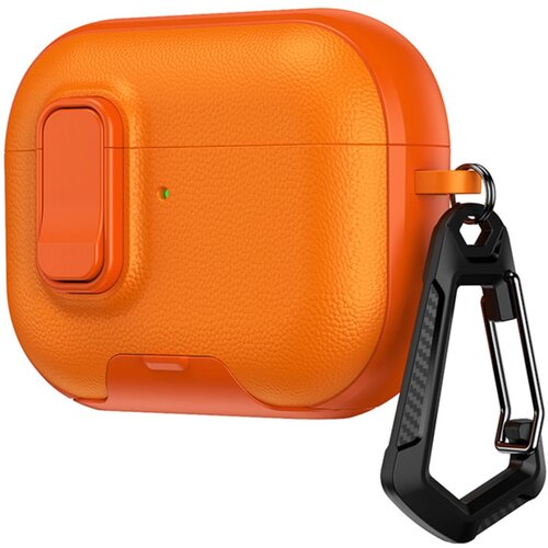 INF Polikarbonatni ovitek za AirPods Pro 2 &ndash; blaži udarce, skrit nosilec Orange, (5000292117) Cene