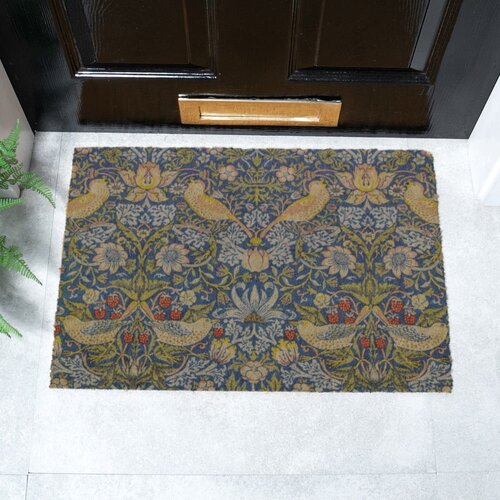 Artsy Doormats Predpražnik iz kokosovih vlaken 60x90 cm William Morris Strawberry Thief &amp;ndash; Slike