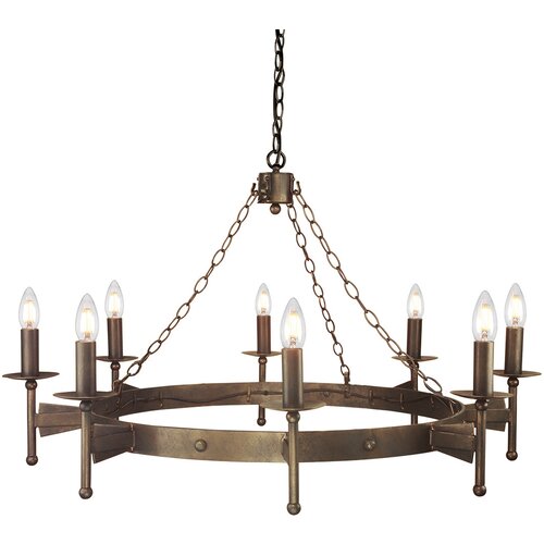 Elstead Lighting Elstead Cromwell Lestenec z 8 lučmi, stari bronasti zaključek, E14, (22099715) Cene