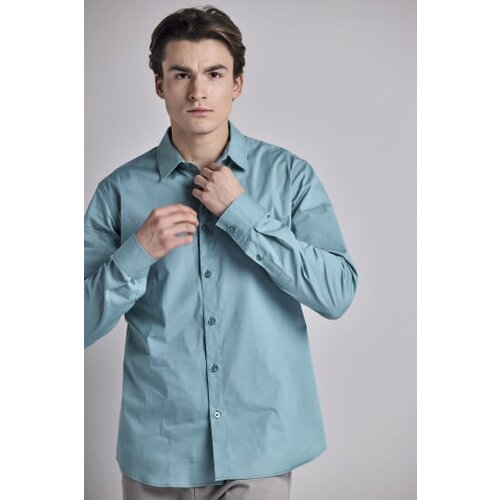 Legendww muska svetlo zelena slim fit kosulja Cene