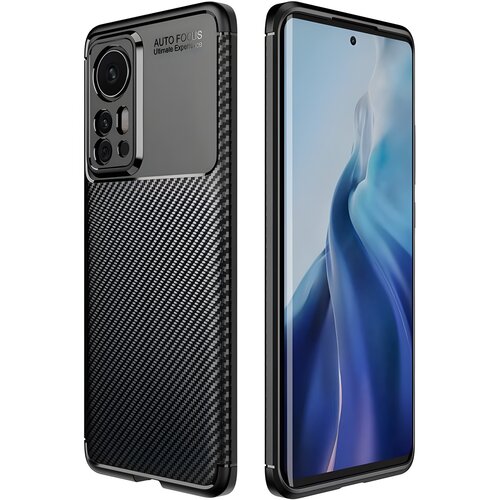 Vennus Futrola Carbon Bush Elite za Xiaomi 12 Pro - Crna Slike