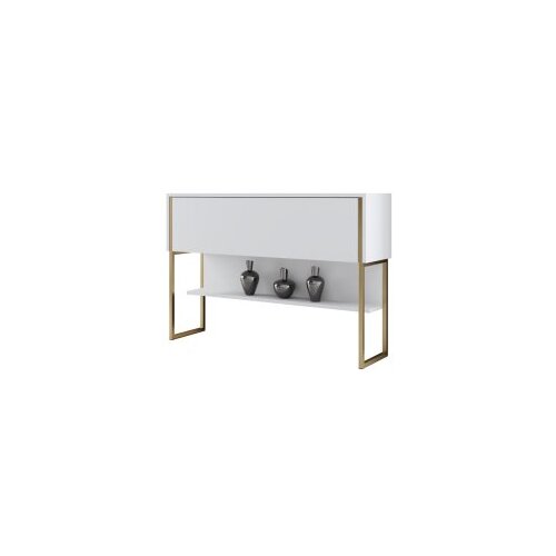 Hanah home komoda luxe - gold, white goldwhite dresser Slike