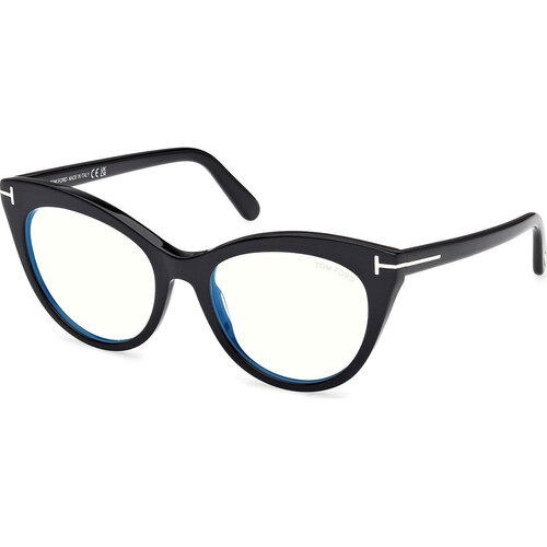 Tom Ford Ženski okvir za dioptrijske naočare Blue block 0FT6091-B 153, Crni Slike