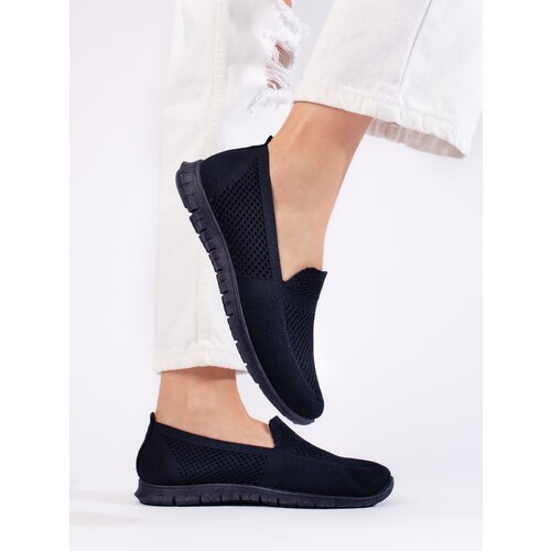 Shelvt Slip-on sneakers navy blue Slike
